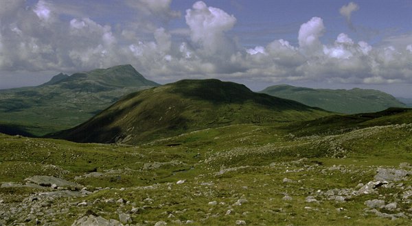 Canisp and Suilven seen to the West