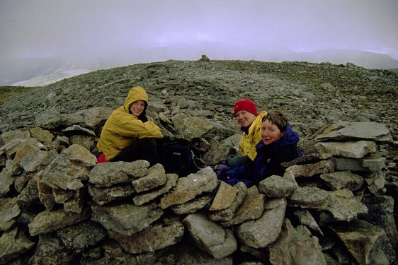 Summit cairn on Creag Liath