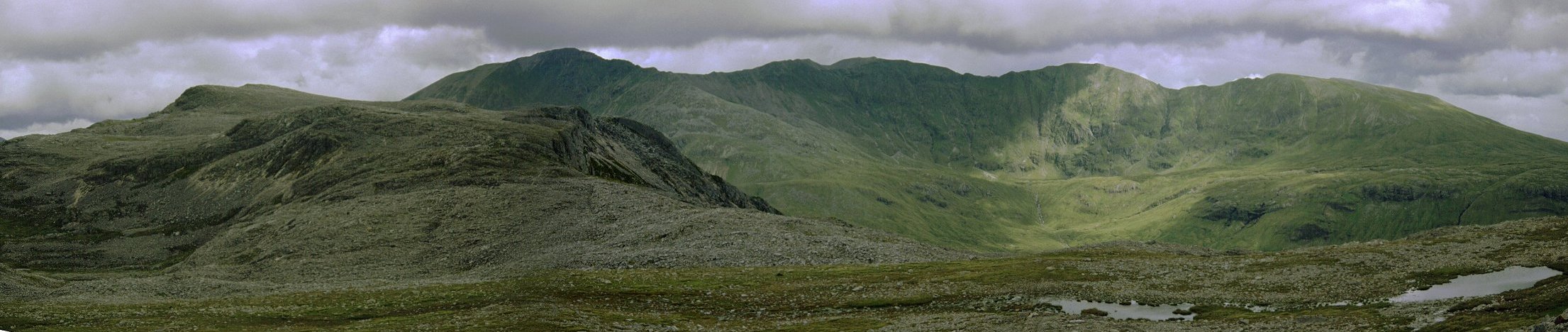 Breabag and the long ridges of Ben More and Conival