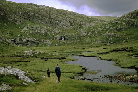 The hidden valley in Gleann Dubh