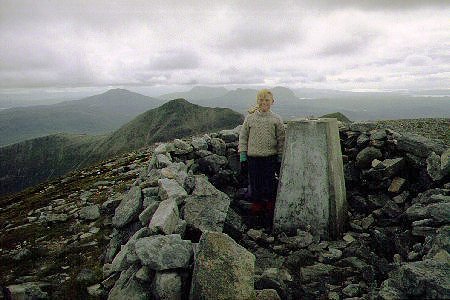 The summit cairn