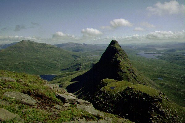 The east ridge summits