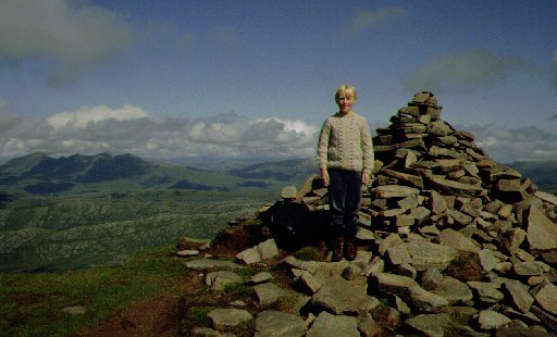 The summit cairn
