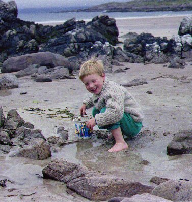 On the beach