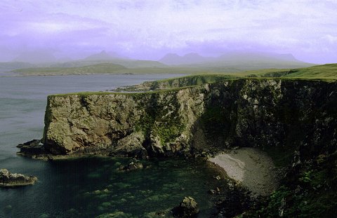 The eastern coast of the peninsula