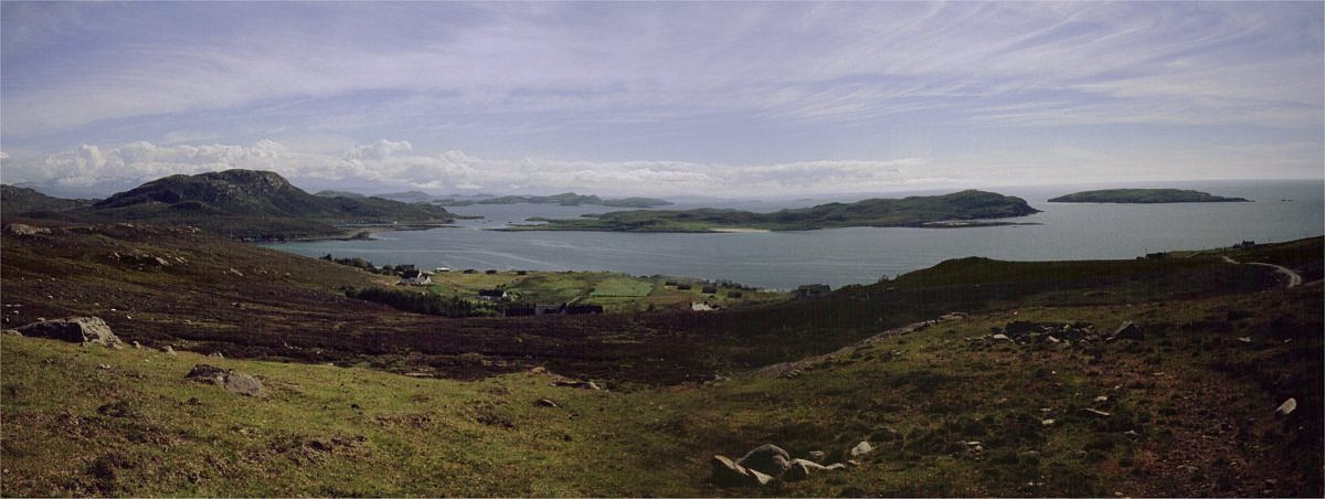 View across Polbain to the Summer Isles