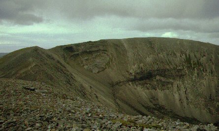 The summit ridge