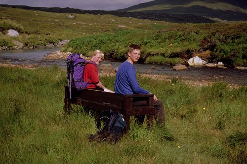 Burnside Seat - and the sun is out!