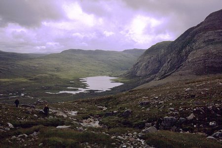 Loch Dionard with Creag Staonsaid beyond