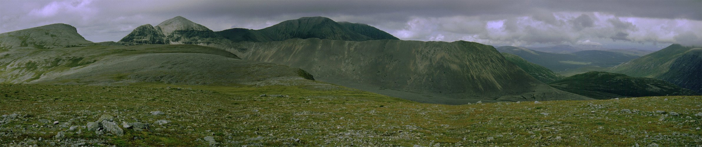 The ridges from the first top