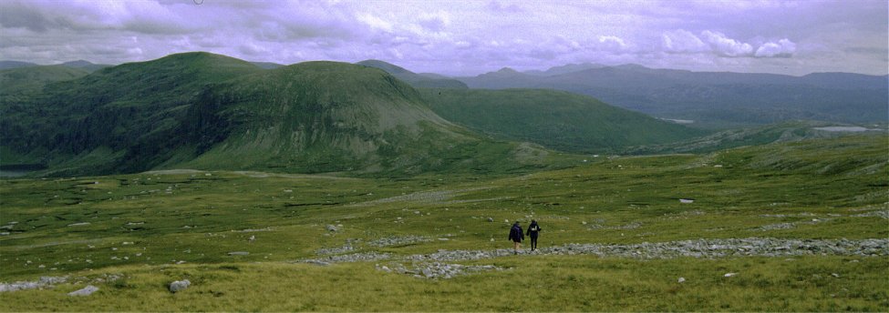 Start of the long walk out