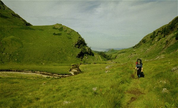 Setting off from the nights pitch