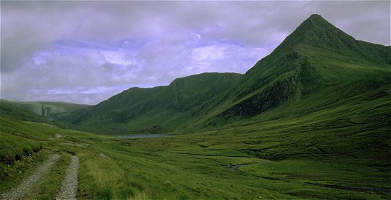 The first sight of Loch a' Choire Mhoir
