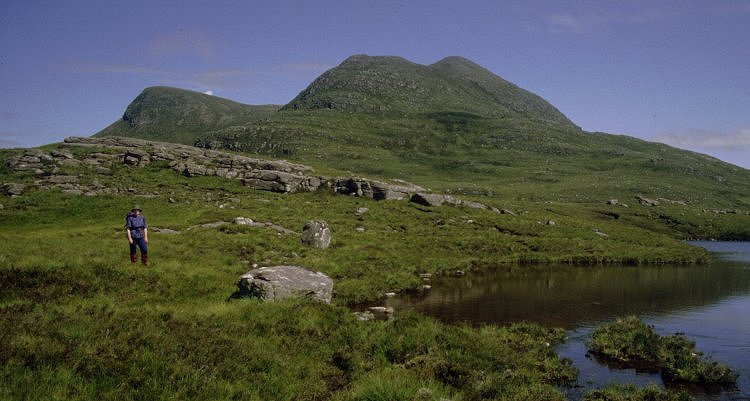 The summit ridge