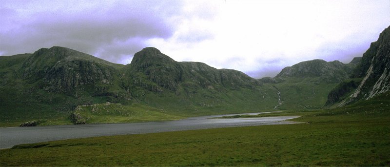 Fionn Loch and Dubh Loch in the heart of the Fisherfield and Letterewe Forests
