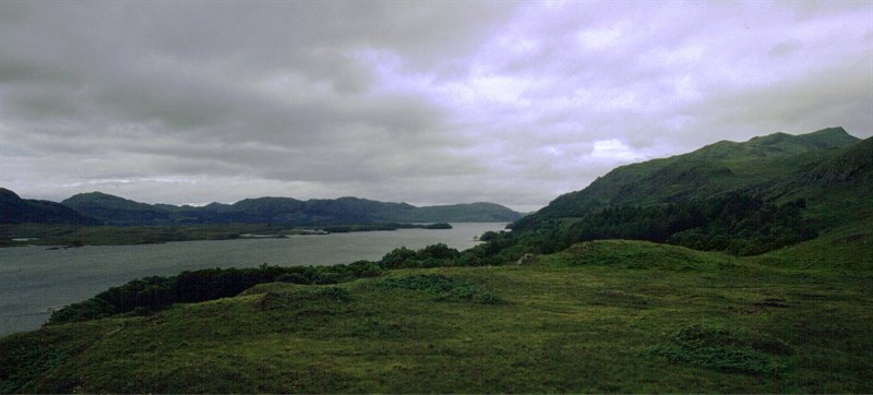 Looking NW along Loch Maree