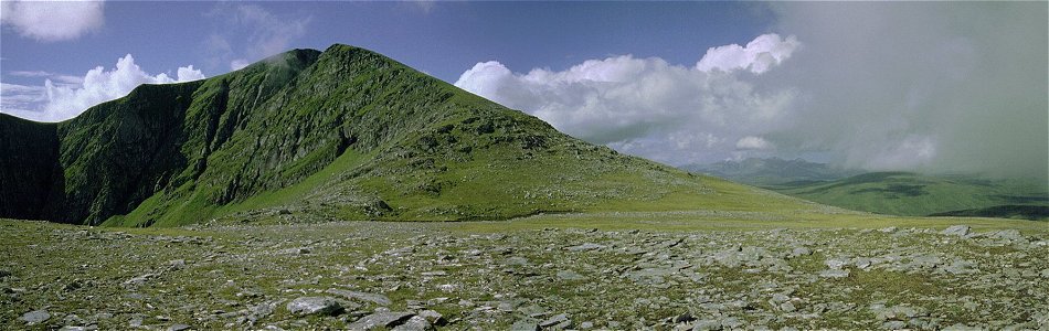 View of the summit cone