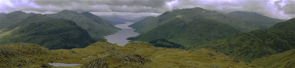 Loachaber, Loch Shiel Moidart from Beinn an Tuim