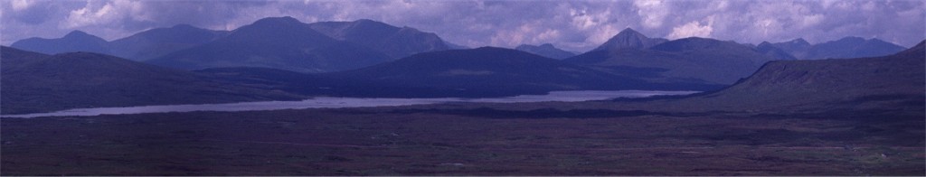 Looking across Rannoch Moor to Glen Coe