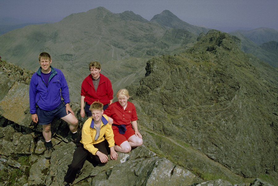 Family picture on the summit
