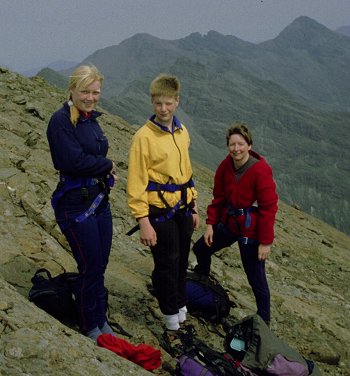 Getting ready for the climb