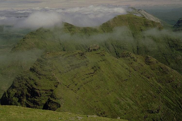 Looking down on the Horns