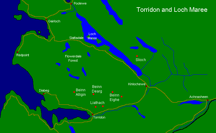 Map of Torridon