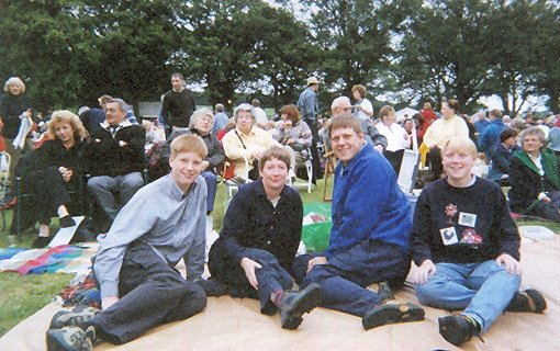 The Family at the National Trust Gibside Fireworks Concert
