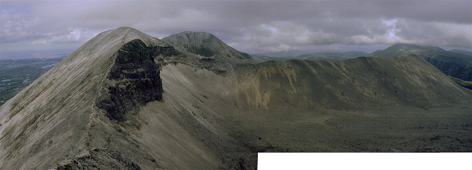 Foinaven's ridges from the Southern top