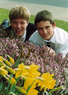 Andrew and Joe on the Heather Seeds Project
