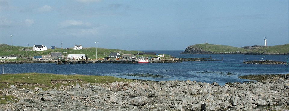 Harbour on the Out Skerries, Shetland